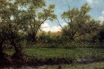Brookside Romantic Martin Johnson Heade scenery Oil Paintings
